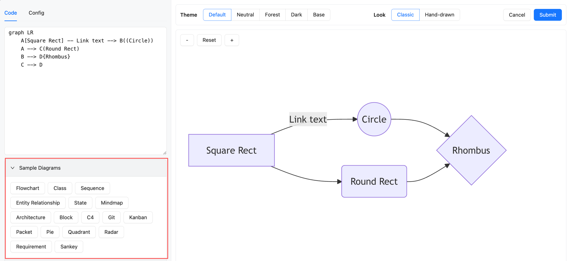 Quick Start with Sample Diagrams