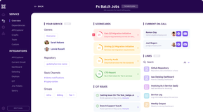 With Cortex on board, it’s easy for your organization to get comprehensive visibility and control over your microservices.
