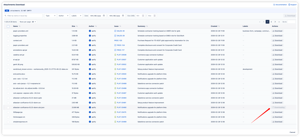Single-file download in action — the row shows a "Downloading" spinner while the file is being fetched, with all other rows remaining available for independent download