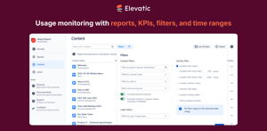 Filter by spaces, pages, or blog posts. Quickly identify content with the most or least views, most or no collaboration, new content, etc.