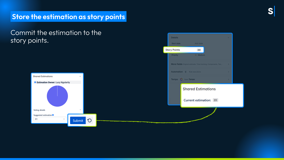 Store Estimation into the Story Points field