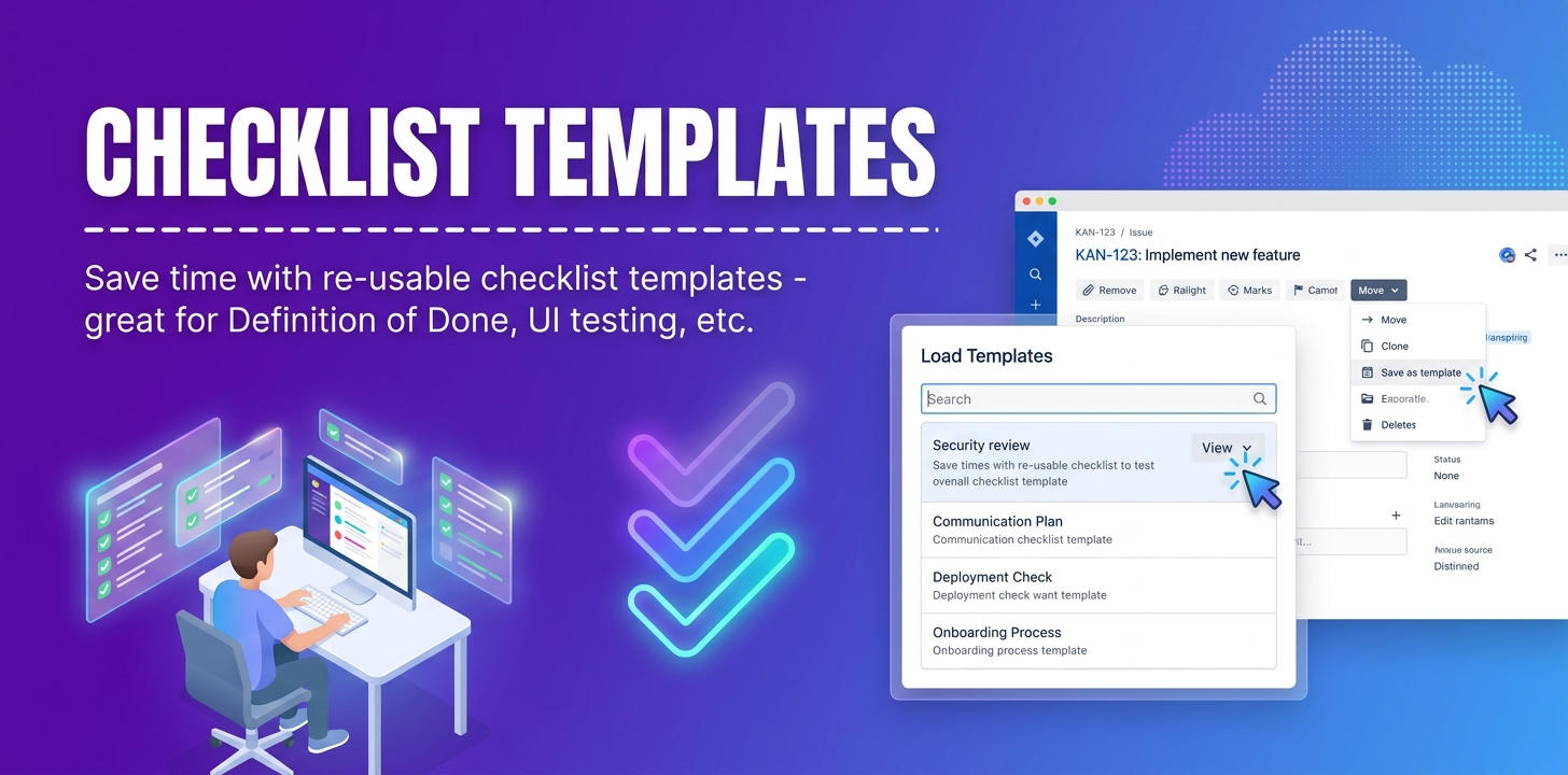 Enforce strict quality control rules on your Jira boards. Our native workflow validators prevent users from dragging issues to the next column if mandatory checklist tasks remain unchecked, preventing errors.