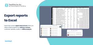 Export report results to Excel for handoffs, offline analysis, and recurring reporting workflows.