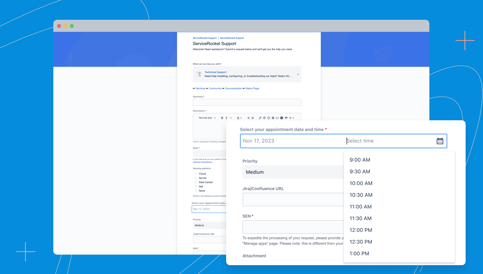 Empower customers with self-service scheduling