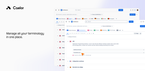 Create and organize glossaries per space, each with its own terms.