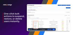 You can enable, disable, or delete bulk actions for Cloud