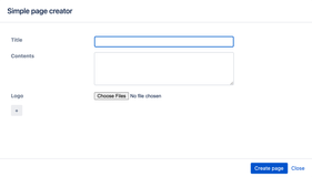 Simple page creator with ConfiForms - creates Confluence pages for you with dynamic contents