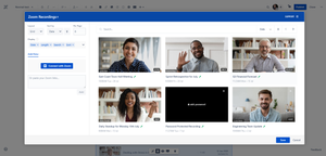 Password protected recording added