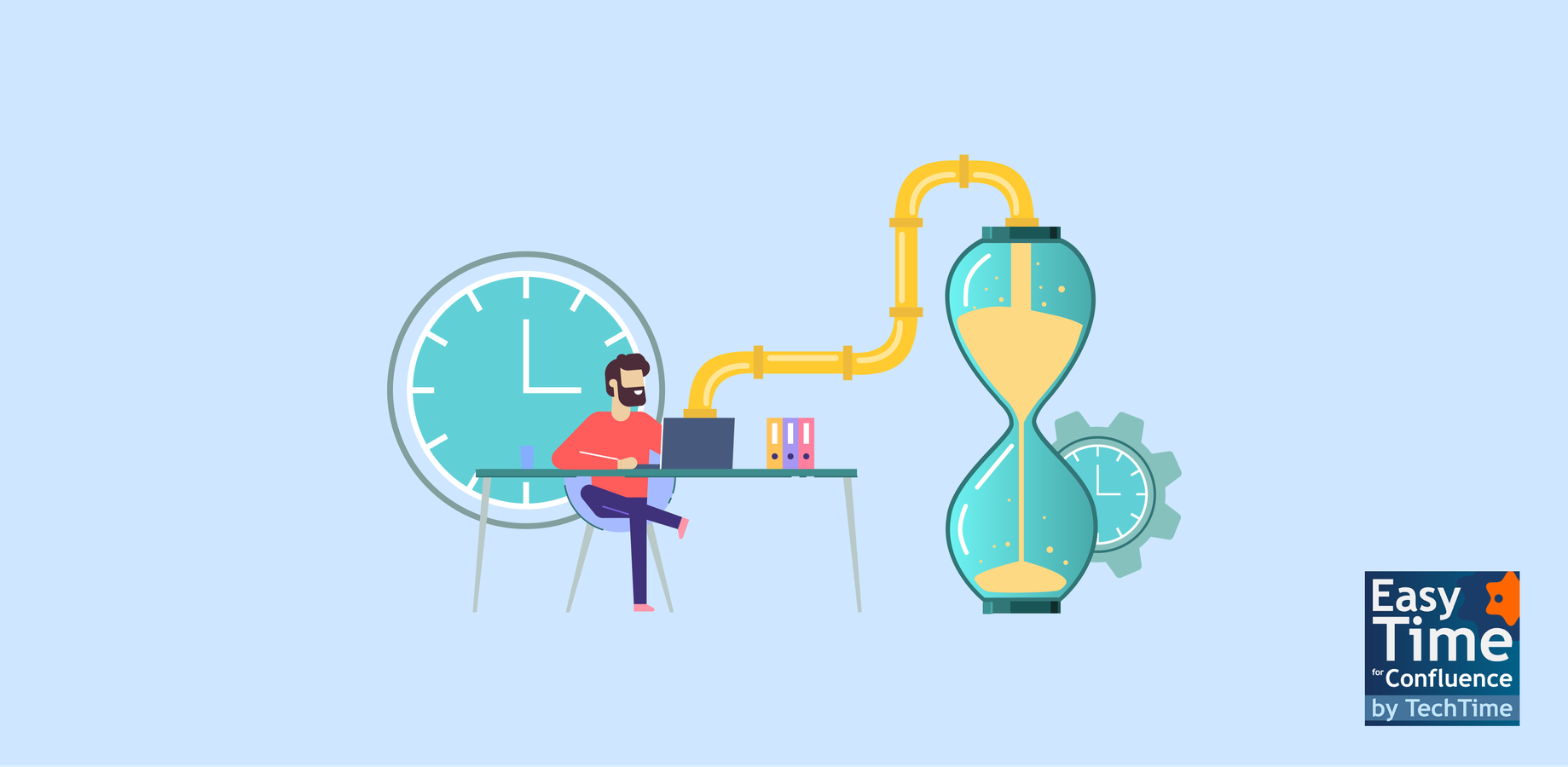 No more creative Friday 'timesheeting', log your time accurately as you work on a Confluence page.