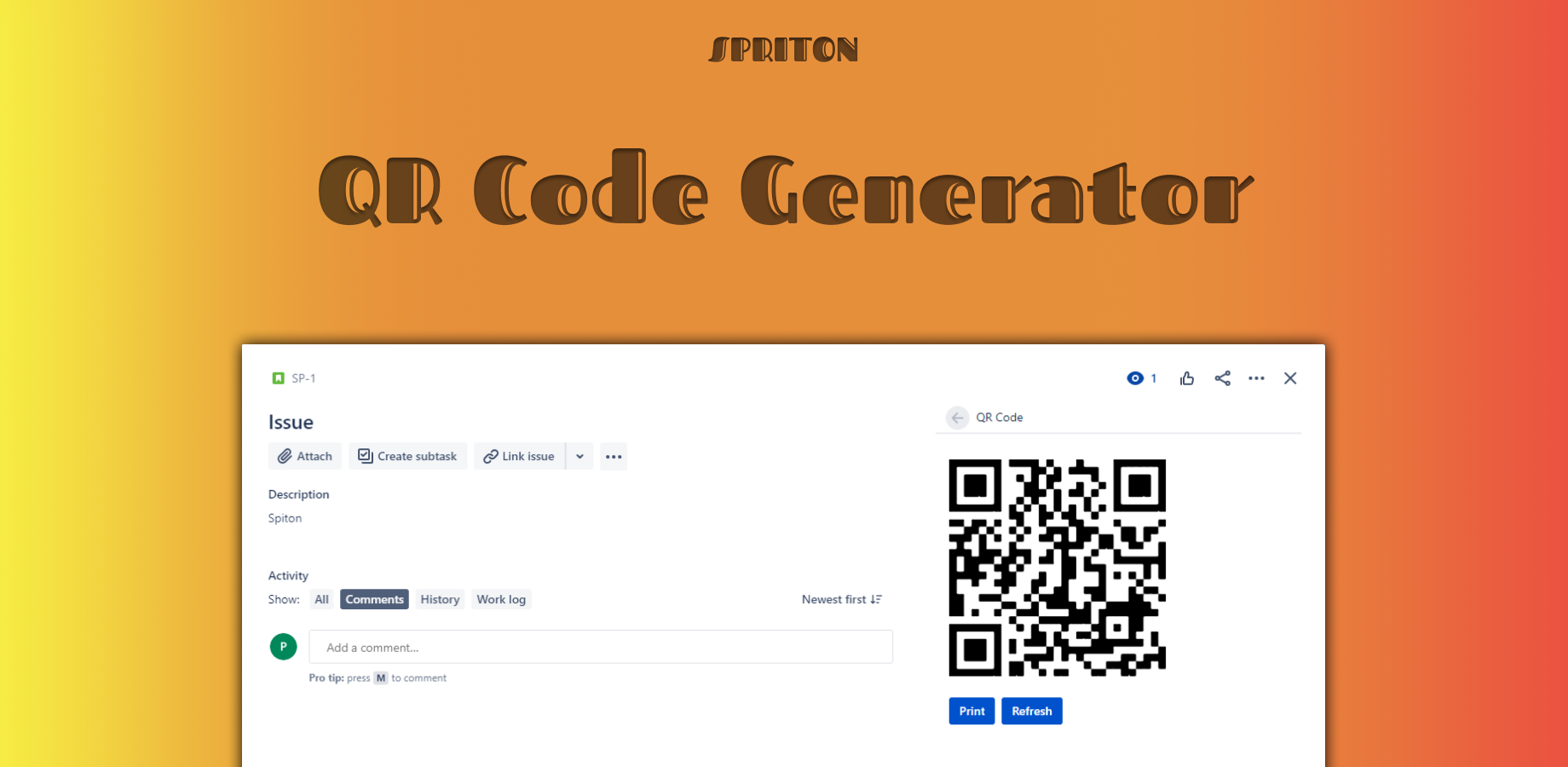 QR Code Generator - issue link, key or field | Atlassian Marketplace