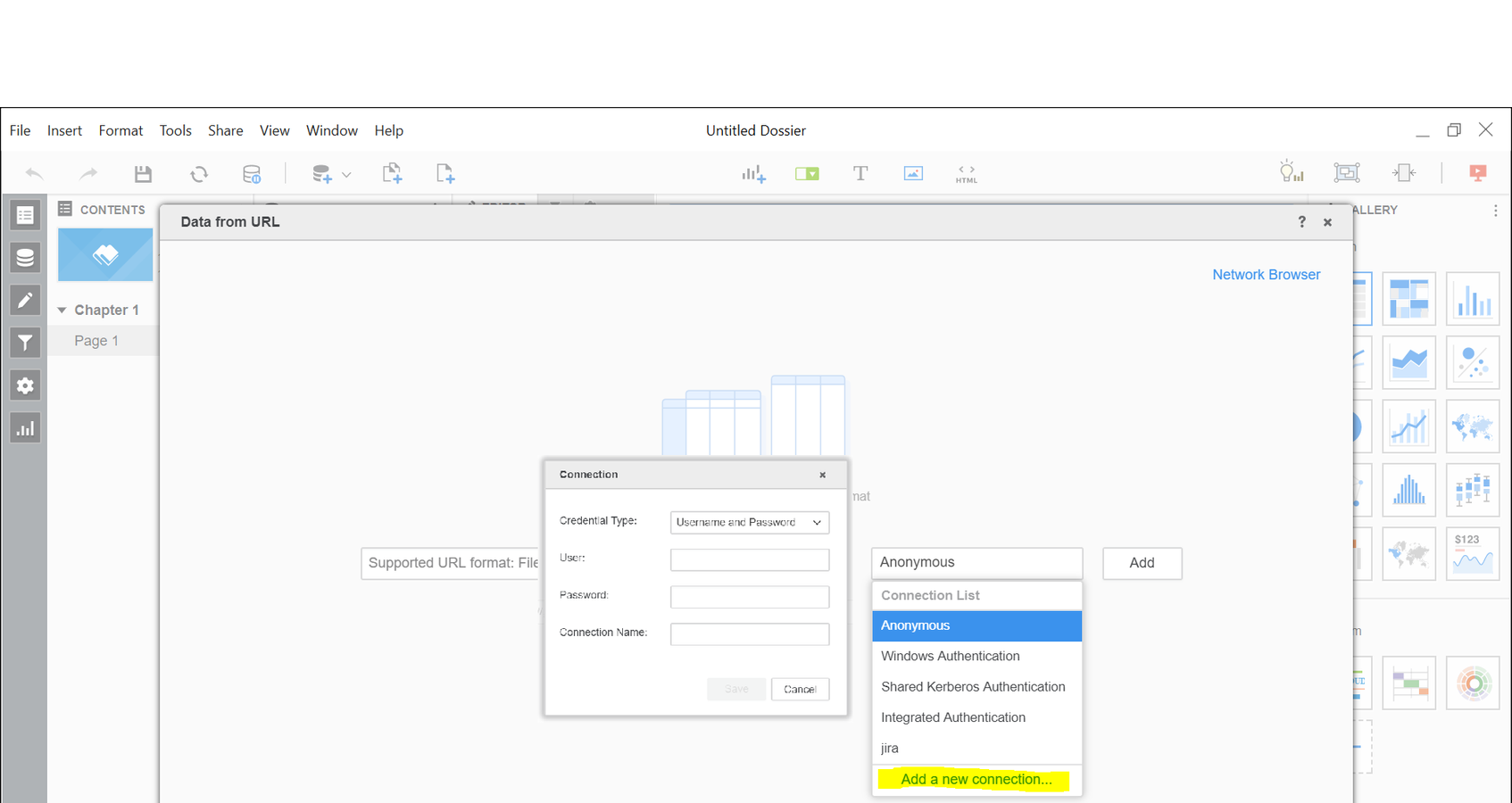 Create a URL Data Source in Microstrategy