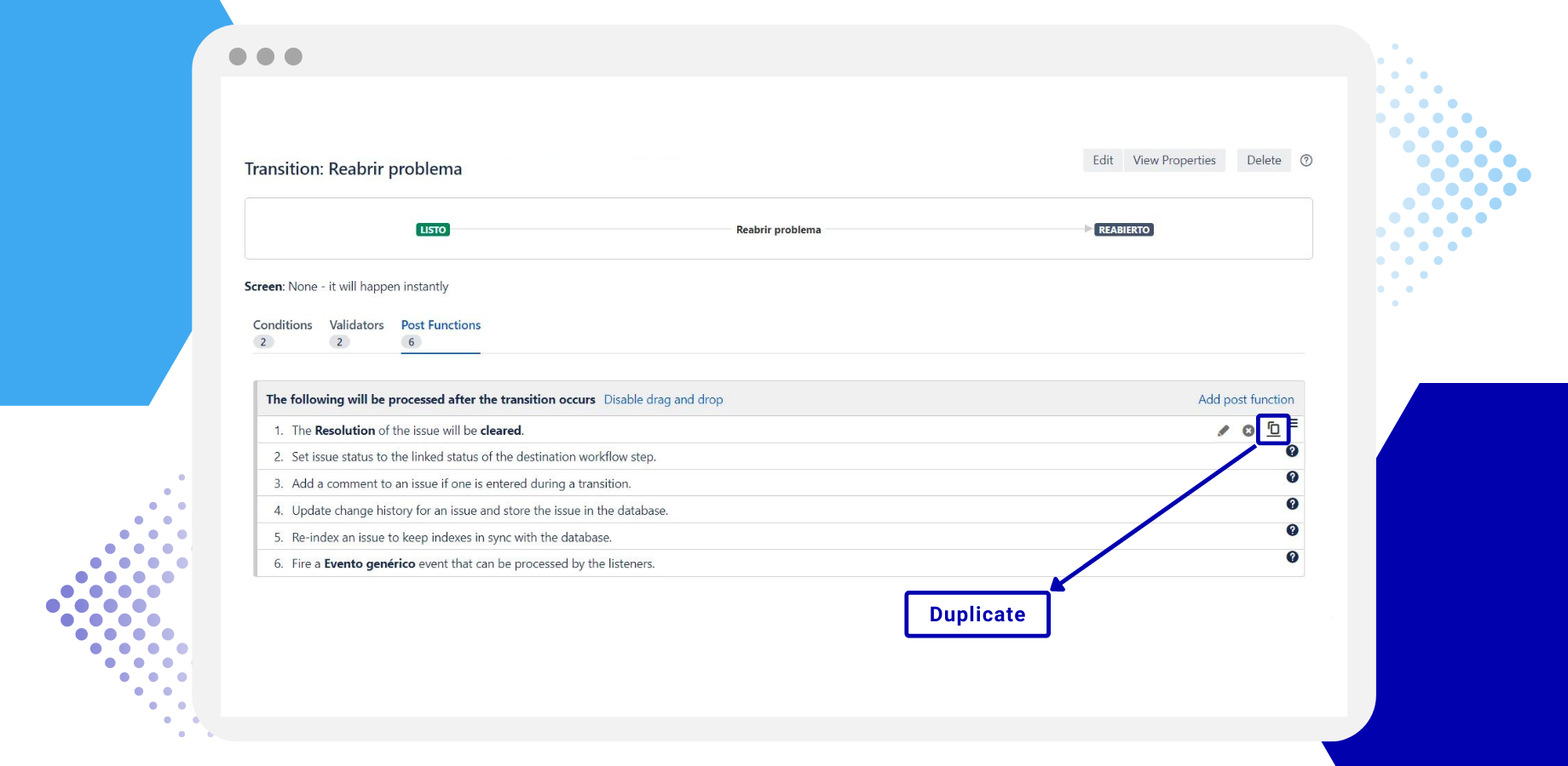 Copying complex postfunctions and validations has never been easier.