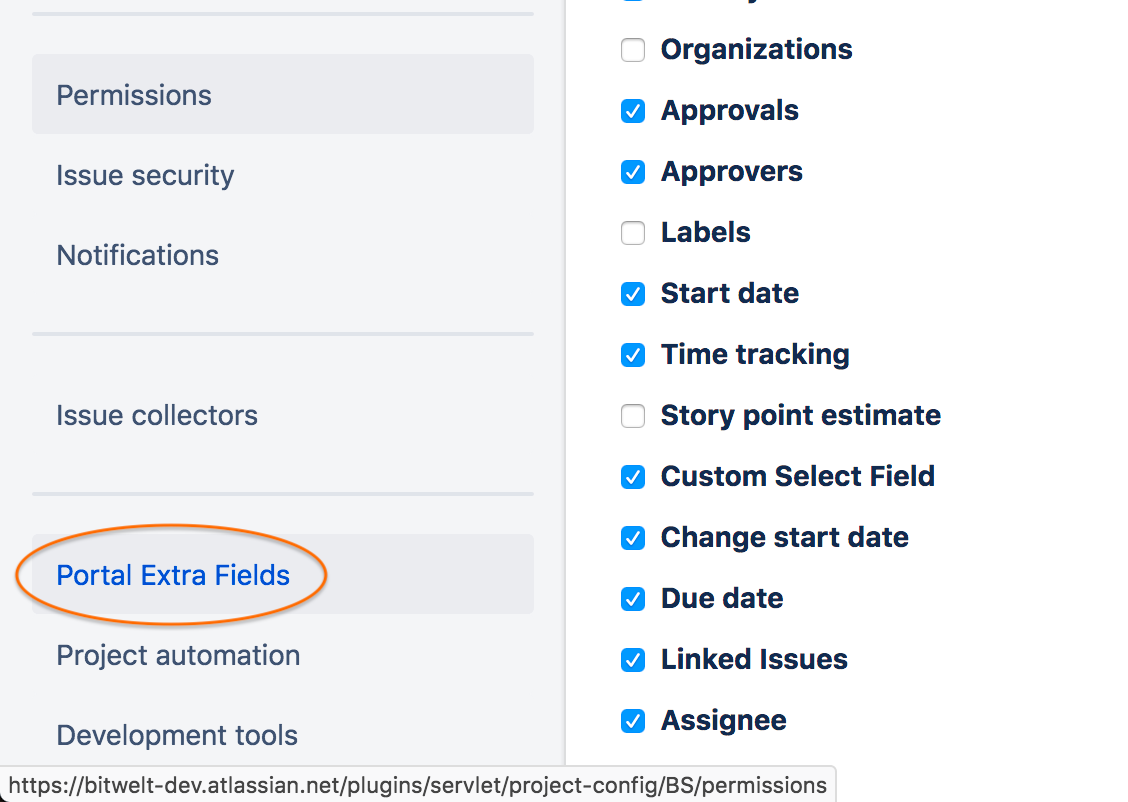 Access add-on configure page from Service Desk setting.