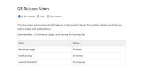 Wrap any content in the Hide from Export macro — it stays fully visible on the page.