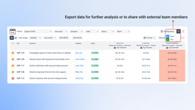 Export Jira Data in Time Metrics Tracker app