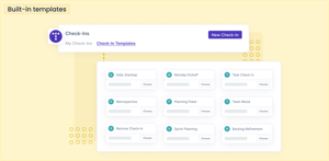 Built-in templates in Slack