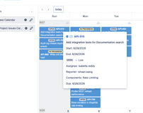 Define which fields to show in the Jira issue tooltip (both native and custom fields are supported).