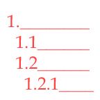 Auto Numbered Headings