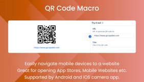 QR Code Macro