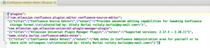 Example JSON config file