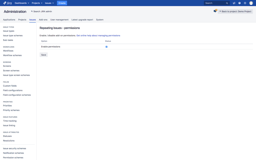 Enabling permissions