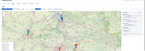 Live status shows who's travelling, on site, paused or free — derived from your workflow, with no GPS tracking.