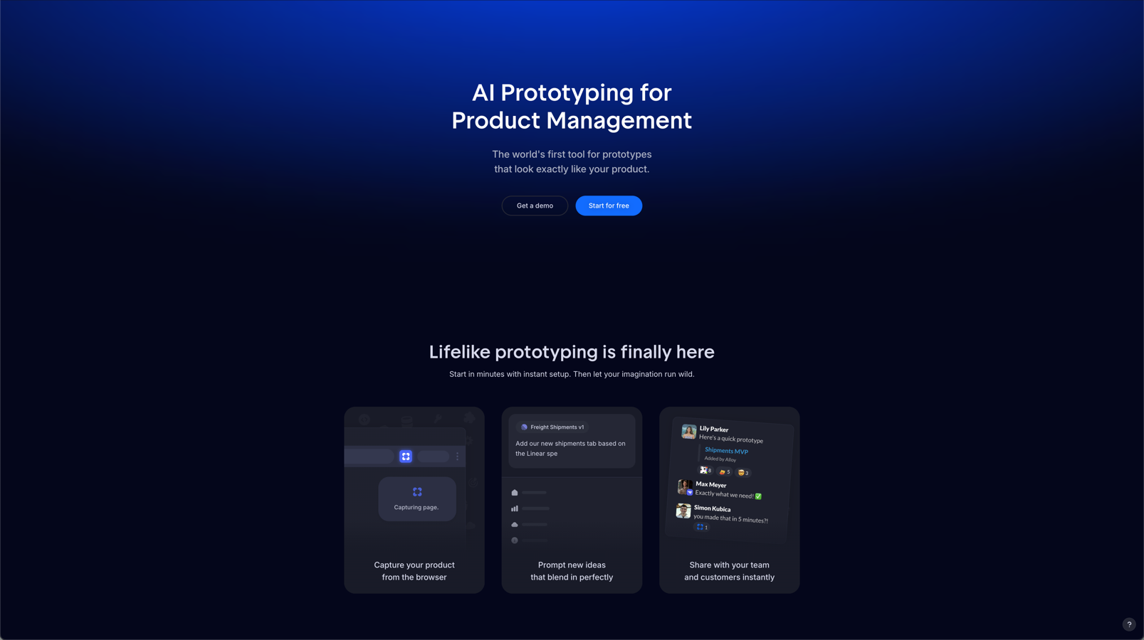 Alloy - AI Prototyping for Product Management