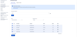 Leaving Day Clean with Bulk User Clean feature