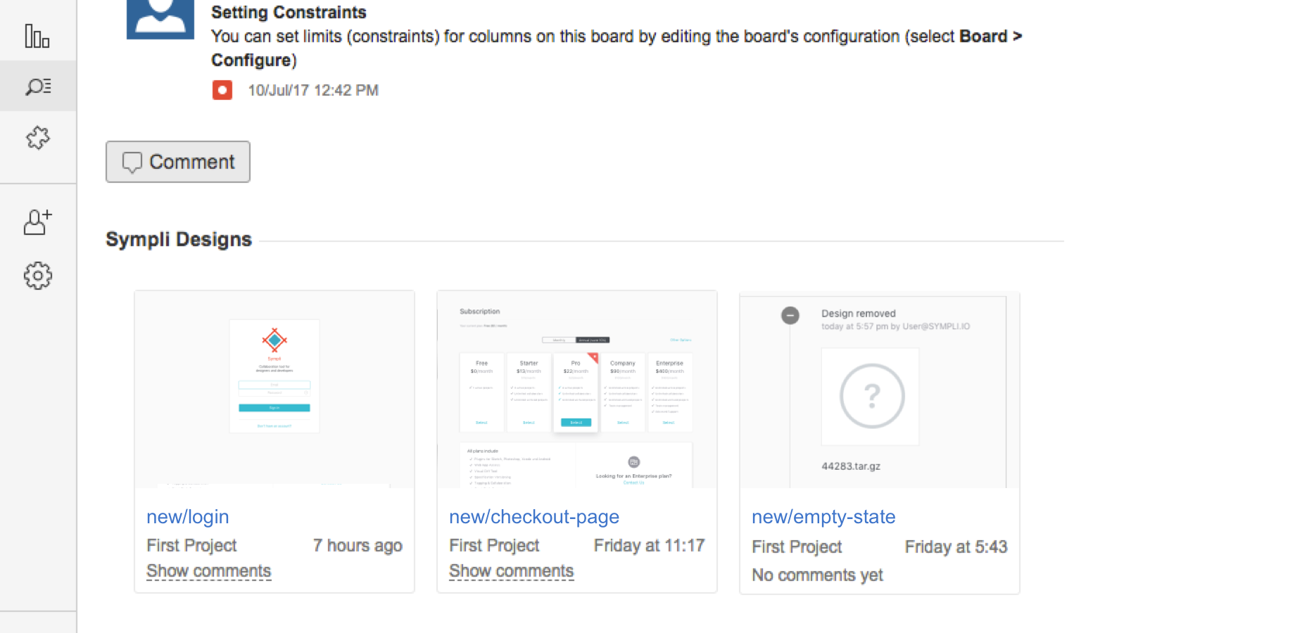 Sympli designs thumbnails right in Jira issue