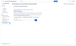 JSM project administrator can access and integrate Tempo API Token.