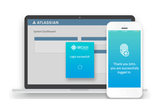 Login complete, the user is successfully and securely authenticated.