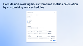 Manage Work Schedules - define your Jira work hours
