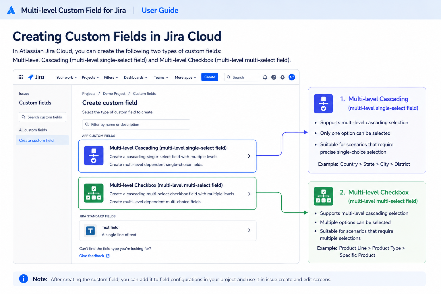 Multi-Level Cascading Select & Checkbox | Atlassian Marketplace