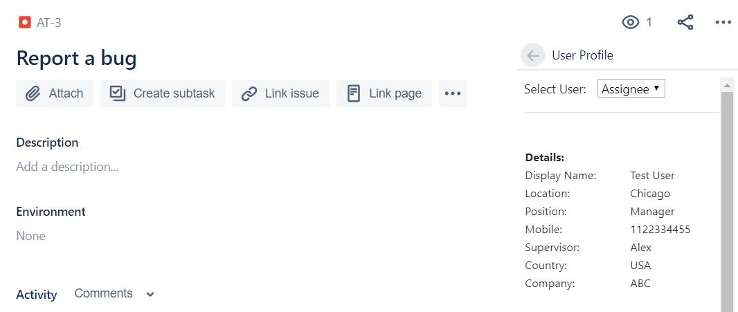 View profile information on the user as hover-over