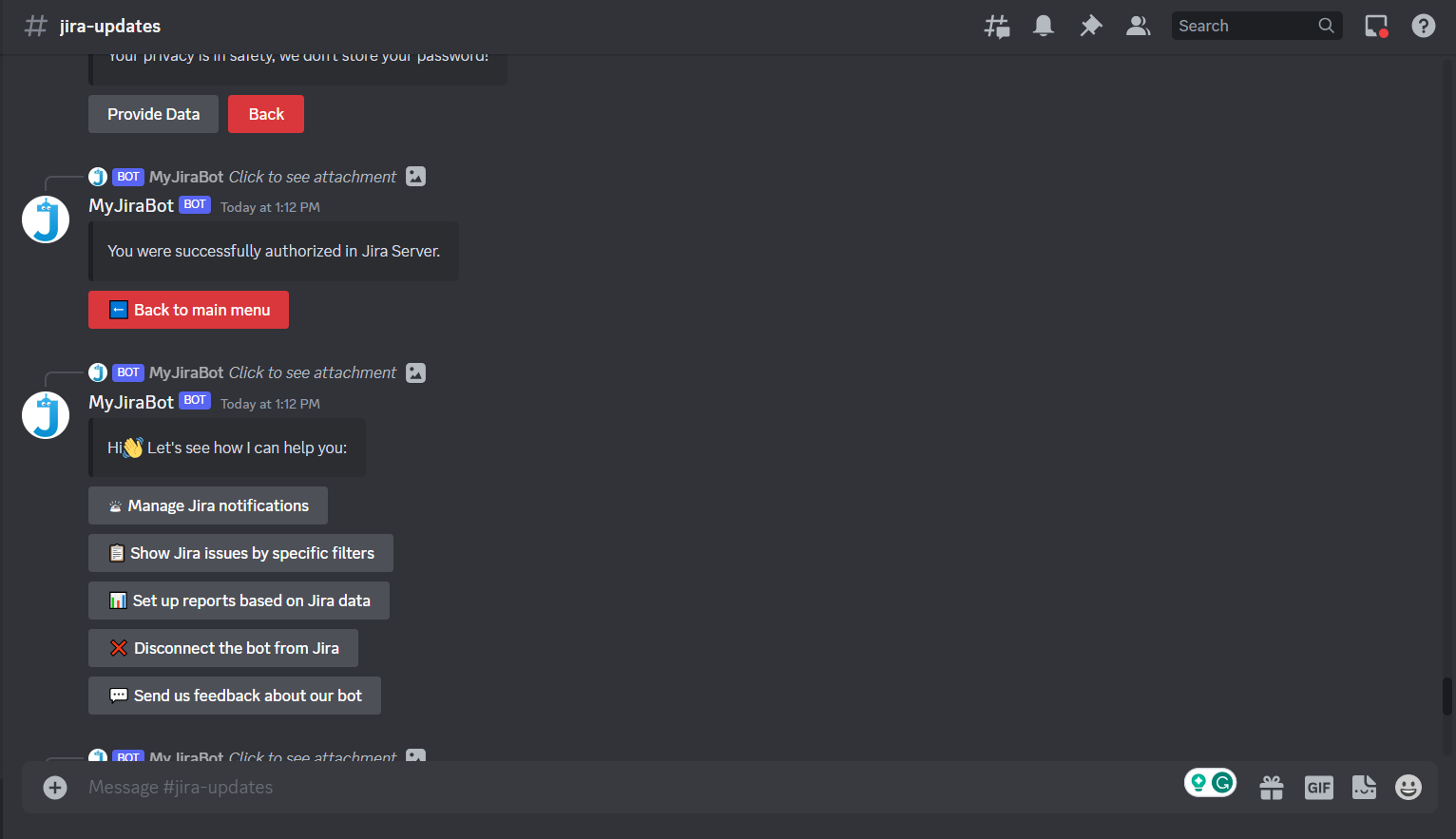 Choose your command to start work with the bot
