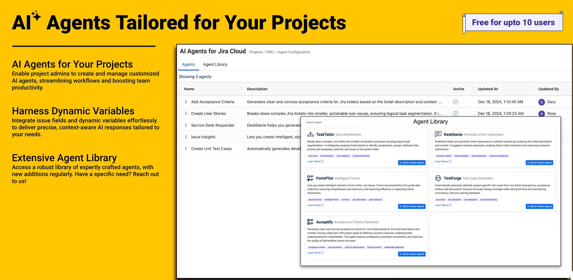 AI Agents Tailored for Your Projects