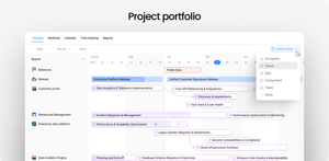 Gain a clear high-level view of all your projects aligned with milestones, sprints and releases. Share the view with your team or external stakeholders via a link or PDF export.