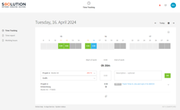 The description of your entry in MOCO will be linked to the Jira issue on which you have logged the time.