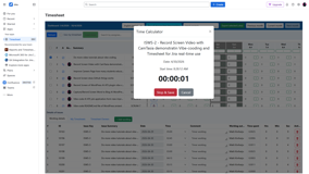 Timer started and now software developer Vibe-code lot of features to big software with AI Agent tools.