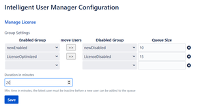 Advanced IUM user management allows you to configure your IUM managed user and groups rapidly.