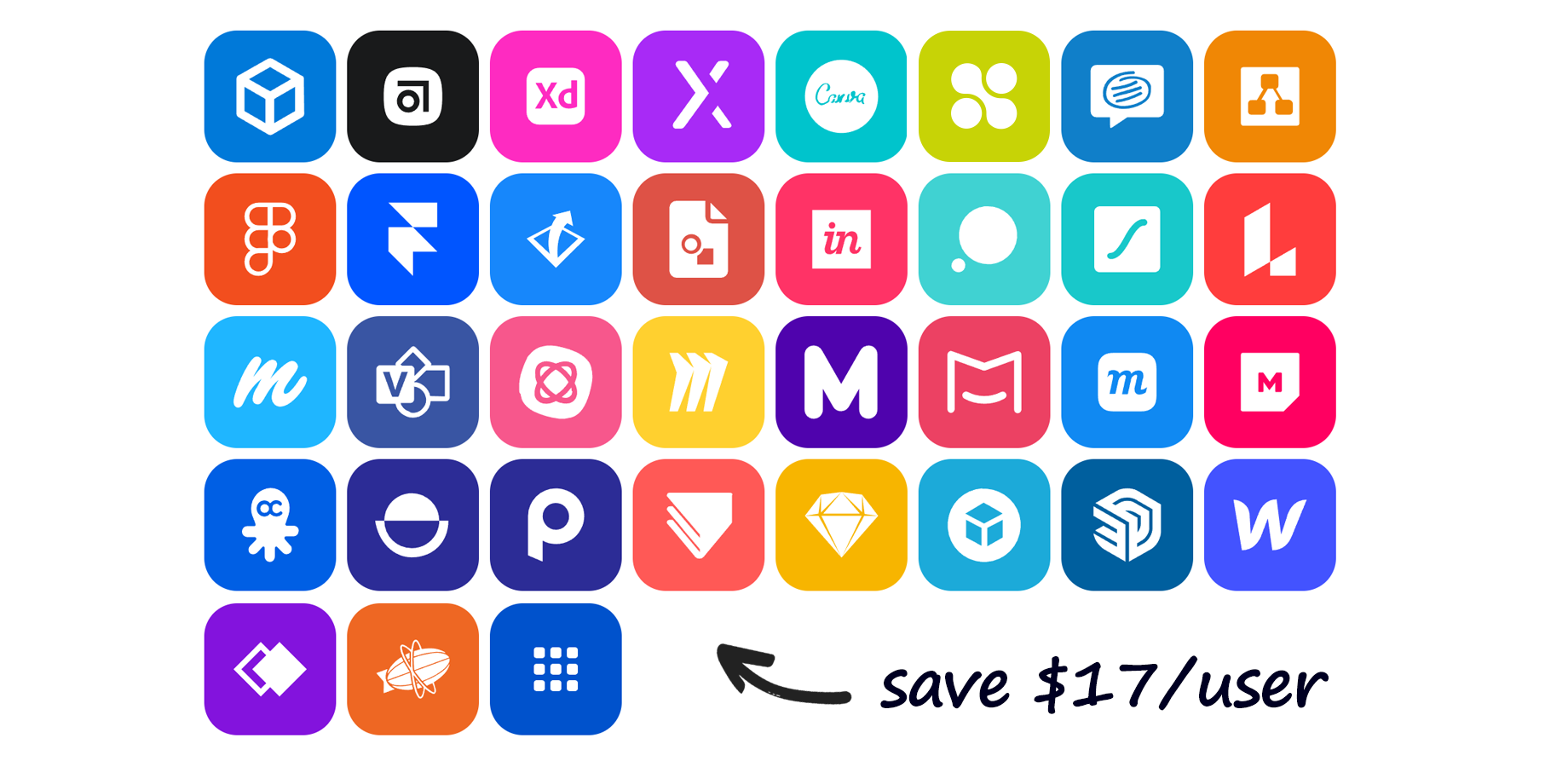 35 apps in one delivers huge savings