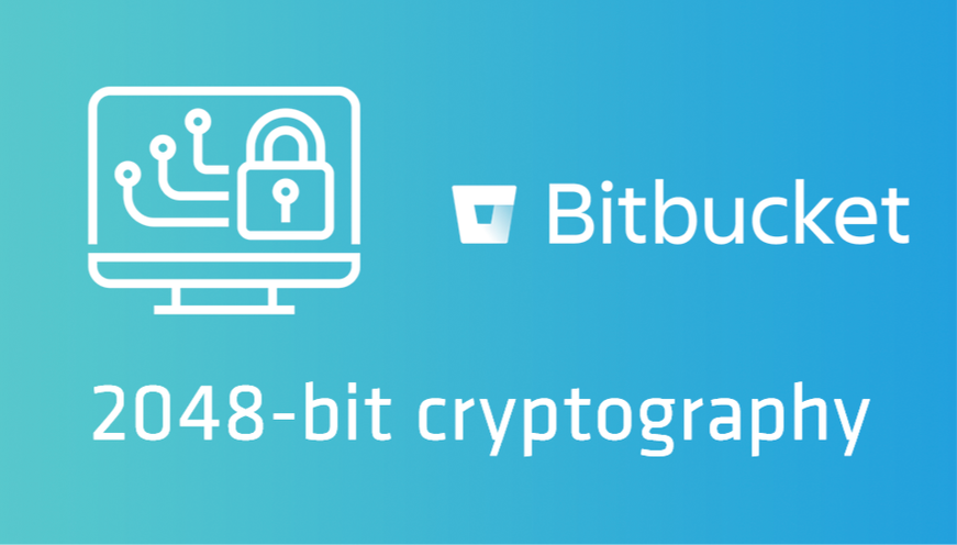 No need to enter a password for Bitbucket. Authentication with 2048-bit private key, challenge response authentication and patented SafeKey method.
