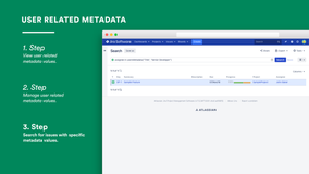 Use project related metadata to search for issues.