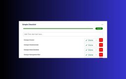 List of todo items created using Simple Checklist For Jira