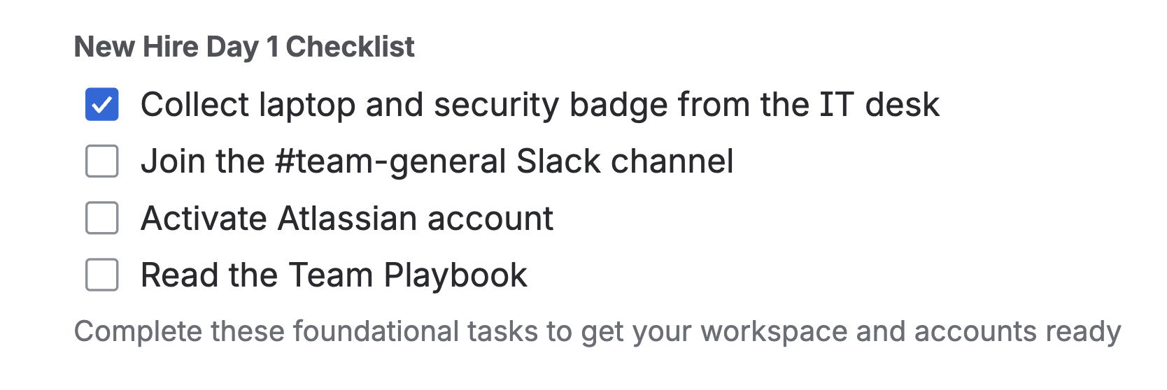 Interact with your checkbox fields directly on the published page to track progress in real-time.