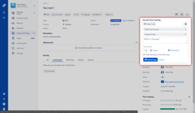 You can log specific amount of time instead of using the timer