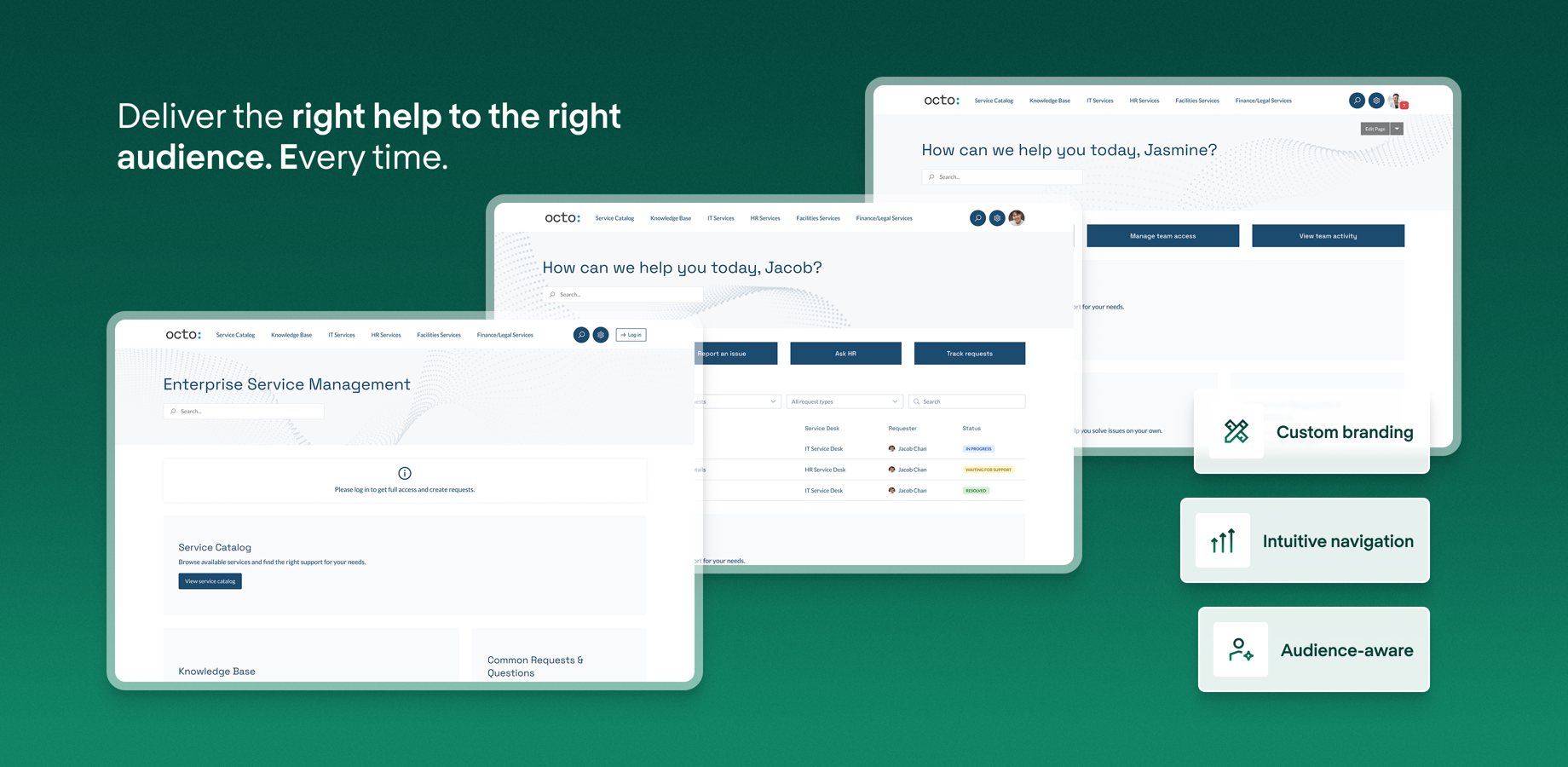 Deliver outstanding support with a modern, professional look & feel for your help desk.