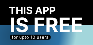 100% free for up to 10 users