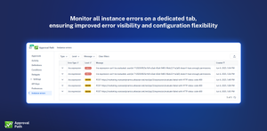 Monitor instance errors