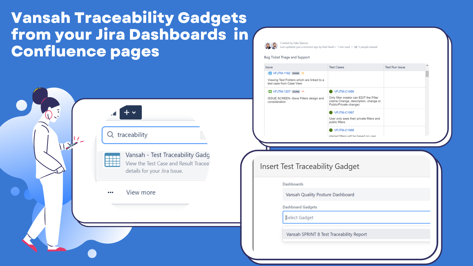 you can now reuse Vansah Jira RTM dashboard gadgets for Confluence.